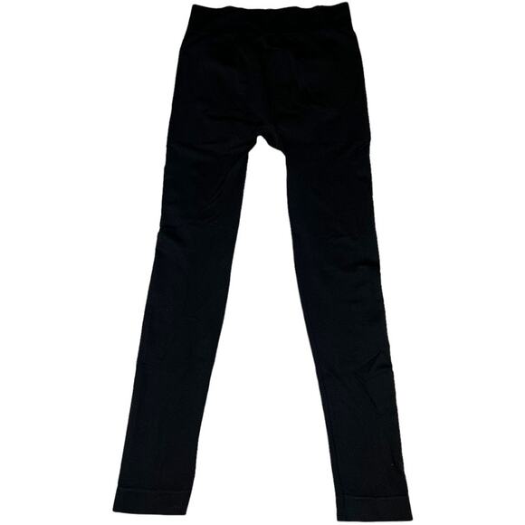 Lane Bryant High Waist Smoothing Leggings Solid Black Pull On Stretch Womens E/F - Picture 2 of 11